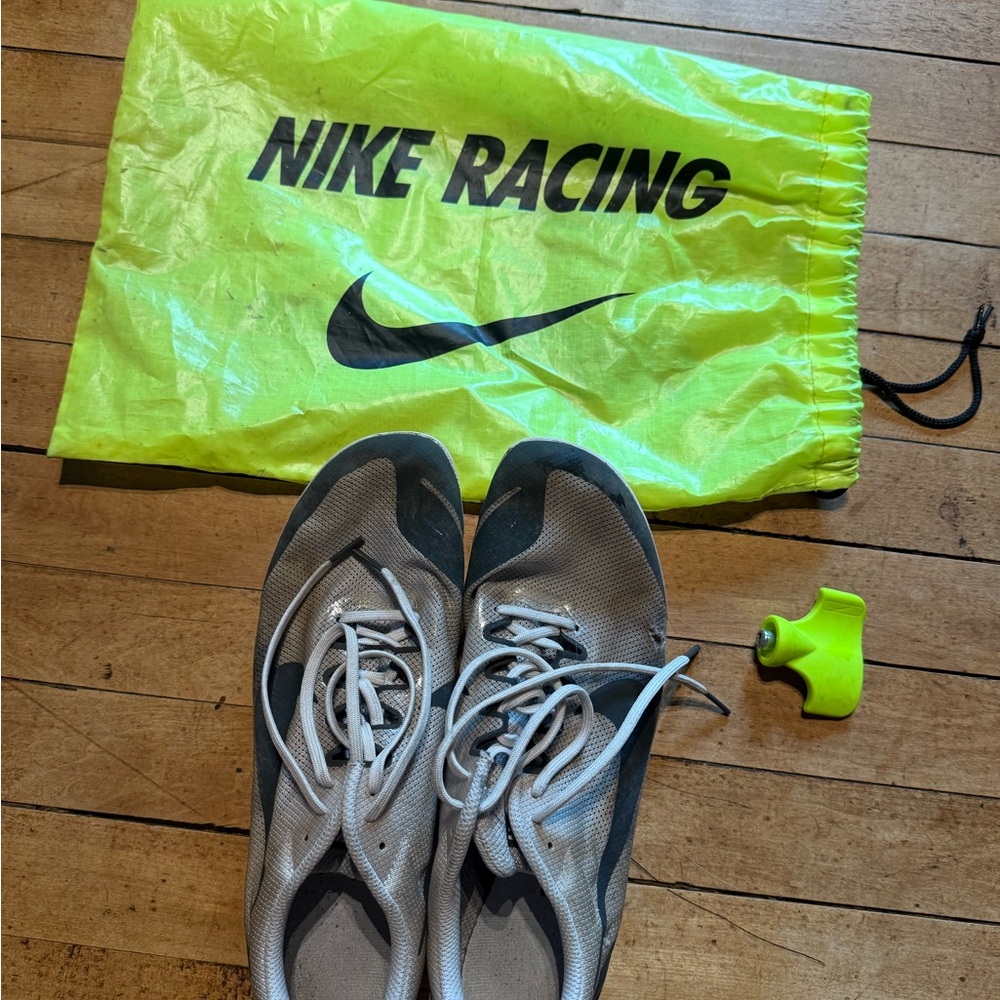 Nike Racing Shoes with Neon Yellow Bag Men’s Spikes